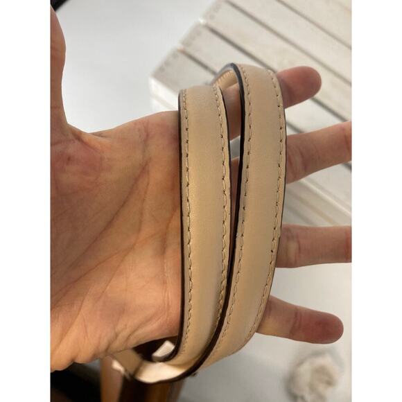 MICHAEL KORS, LARGE BROWN PEBBLED LEATHER SHOULDER BAG - Picture 12 of 16